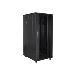 Lanberg Rack cabinet 19" free-standing 27U/600x800 (flat pack), black | Lanberg