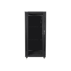 Lanberg Rack cabinet 19" free-standing 27U/600x800 (flat pack), black | Lanberg