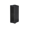 Lanberg Rack cabinet 19" free-standing 27U/800x1000 (flat pack) with glass door lCD V2, black | Lanberg