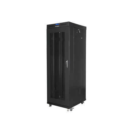 Lanberg Rack cabinet 19" free-standing 37U/600x800 (flat pack) with mesh door lCD V2, black | Lanberg