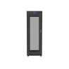 Lanberg Rack cabinet 19" free-standing 37U/600x800 (flat pack) with mesh door lCD V2, black | Lanberg