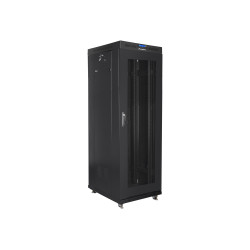 Lanberg Rack cabinet 19" free-standing 37U/600x800 (flat pack) with mesh door lCD V2, black | Lanberg