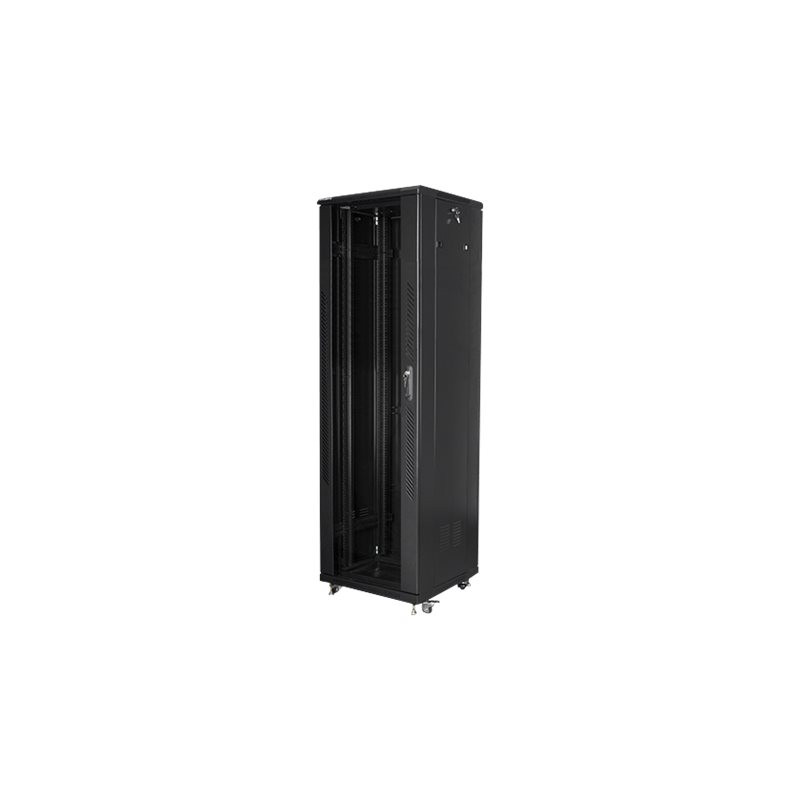Lanberg Rack cabinet 19" free-standing 42U/600x600 (flat pack), black | Lanberg