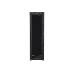 Lanberg Rack cabinet 19" free-standing 42U/600x800 (flat pack) with glass door lCD V2, black | Lanberg