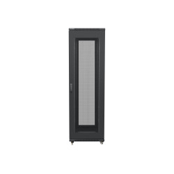 Lanberg Rack cabinet 19" free-standing 42U/600x800 (flat pack) with mesh door, black | Lanberg