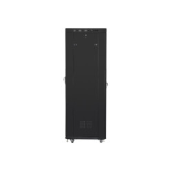 Lanberg Rack cabinet 19" free-standing 42U/600x800 (flat pack) with mesh door lCD V2, black | Lanberg