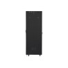 Lanberg Rack cabinet 19" free-standing 42U/600x800 (flat pack) with mesh door lCD V2, black | Lanberg