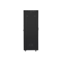 Lanberg Rack cabinet 19" free-standing 42U/600x800 (flat pack) with mesh door lCD V2, black | Lanberg