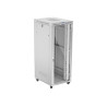 Lanberg Rack cabinet 19" free-standing 42U/800x1000 (flat pack) with glass door lCD V2, grey | Lanberg