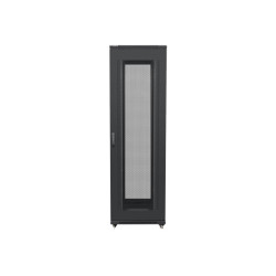 Lanberg Rack cabinet 19" free-standing 42U/800x1000 (flat pack) with mesh door, black | Lanberg