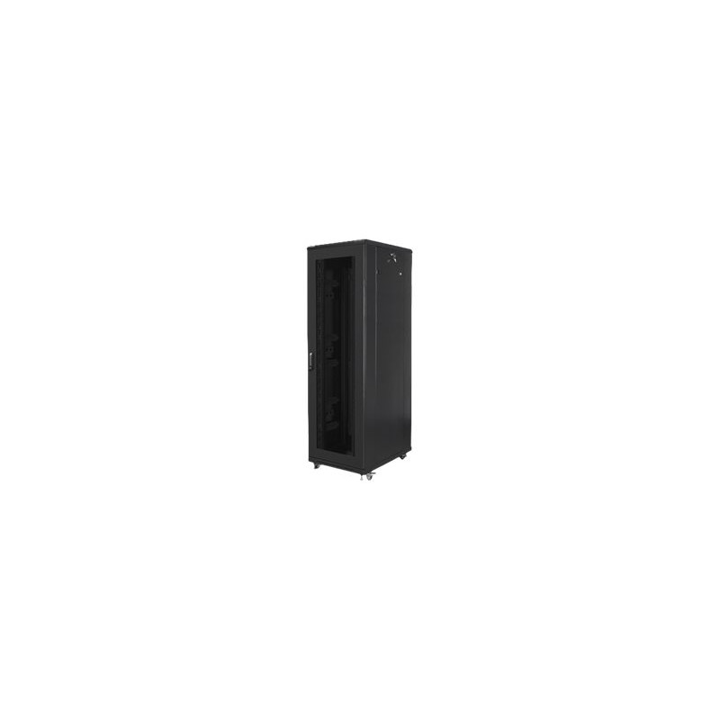 Lanberg Rack cabinet 19" free-standing 42U/800x800 (flat pack) with mesh door, black | Lanberg