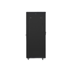Lanberg Rack cabinet 19" free-standing 42U/800x800 (flat pack) with mesh door, black | Lanberg