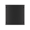 Lanberg Rack cabinet 19" wall-mount 12U/600x600 for self-assembly with metal door (flat pack), black | Lanberg