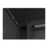 Lanberg Rack cabinet 19" wall-mount 12U/600x600 for self-assembly with metal door (flat pack), black | Lanberg