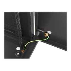 Lanberg Rack cabinet 19" wall-mount 12U/600x600 for self-assembly with metal door (flat pack), black | Lanberg