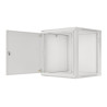 Lanberg Rack cabinet 19" wall-mount 12U/600x600 for self-assembly with metal door (flat pack), grey | Lanberg