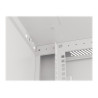 Lanberg Rack cabinet 19" wall-mount 12U/600x600 for self-assembly with metal door (flat pack), grey | Lanberg