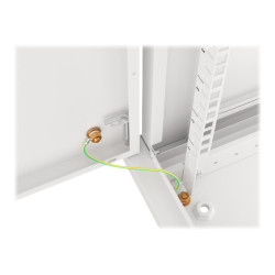 Lanberg Rack cabinet 19" wall-mount 12U/600x600 for self-assembly with metal door (flat pack), grey | Lanberg