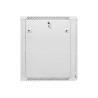 Lanberg Rack cabinet 19" wall-mount 15U/600x600 (flat pack) with glass door V2, grey | Lanberg