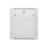 Lanberg Rack cabinet 19" wall-mount 15U/600x600 (flat pack) with glass door V2, grey | Lanberg