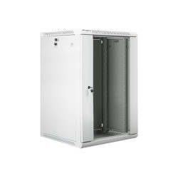 Lanberg Rack cabinet 19" wall-mount 18U/600x600 (flat pack) V2, grey | Lanberg