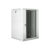 Lanberg Rack cabinet 19" wall-mount 18U/600x600 (flat pack) V2, grey | Lanberg