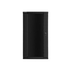 Lanberg Rack cabinet 19" wall-mount 27U/600x600 (flat pack) V2, black | Lanberg