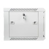 Lanberg Rack cabinet 19" wall-mount 6U/600x450 (flat pack) with glass door V2, grey | Lanberg