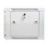 Lanberg Rack cabinet 19" wall-mount 6U/600x450 (flat pack) with glass door V2, grey | Lanberg