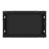 Lanberg Rack cabinet 19" wall-mount 6U/600x450 for self-assembly with metal door (flat pack), black | Lanberg