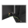 Lanberg Rack cabinet 19" wall-mount 6U/600x450 for self-assembly with metal door (flat pack), black | Lanberg