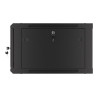 Lanberg Rack cabinet 19" wall-mount 6U/600x600 for self-assembly with metal door (flat pack), black | Lanberg