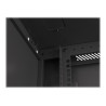 Lanberg Rack cabinet 19" wall-mount 6U/600x600 for self-assembly with metal door (flat pack), black | Lanberg