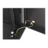 Lanberg Rack cabinet 19" wall-mount 6U/600x600 for self-assembly with metal door (flat pack), black | Lanberg