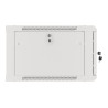 Lanberg Rack cabinet 19" wall-mount 6U/600x600 for self-assembly with metal door (flat pack), grey | Lanberg