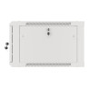 Lanberg Rack cabinet 19" wall-mount 6U/600x600 for self-assembly with metal door (flat pack), grey | Lanberg