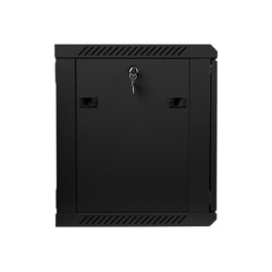 Lanberg Rack cabinet 19" wall-mount 9U/600x450 (flat pack) V2, black | Lanberg