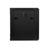 Lanberg Rack cabinet 19" wall-mount 9U/600x450 (flat pack) V2, black | Lanberg