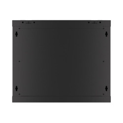 Lanberg Rack cabinet 19" wall-mount 9U/600x450 for self-assembly with metal door (flat pack), black | Lanberg