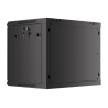 Lanberg Rack cabinet 19" wall-mount 9U/600x450 for self-assembly with metal door (flat pack), black | Lanberg