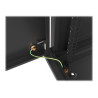 Lanberg Rack cabinet 19" wall-mount 9U/600x450 for self-assembly with metal door (flat pack), black | Lanberg