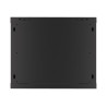 Lanberg Rack cabinet 19" wall-mount 9U/600x600 (flat pack) for self-assembly with metal door, black | Lanberg