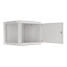 Lanberg Rack cabinet 19" wall-mount 9U/600x600 (flat pack) for self-assembly with metal door, grey | Lanberg