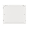 Lanberg Rack cabinet 19" wall-mount 9U/600x600 (flat pack) for self-assembly with metal door, grey | Lanberg