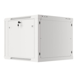Lanberg Rack cabinet 19" wall-mount 9U/600x600 (flat pack) for self-assembly with metal door, grey | Lanberg