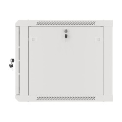 Lanberg Rack cabinet 19" wall-mount 9U/600x600 (flat pack) for self-assembly with metal door, grey | Lanberg