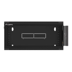 Lanberg Rack cabinet 19" wall-mounted 4U 600 fast assembly (flat pack), black | Lanberg