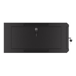 Lanberg Rack cabinet 19" wall-mounted 4U 600 fast assembly (flat pack), black | Lanberg