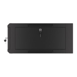 Lanberg Rack cabinet 19" wall-mounted 4U 600 fast assembly (flat pack), black | Lanberg