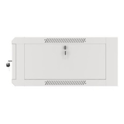 Lanberg Rack cabinet 19" wall-mounted 4U 600 fast assembly (flat pack), grey | Lanberg